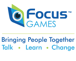 Focus Games, Bringing People Together. Talk. Learn. Change.